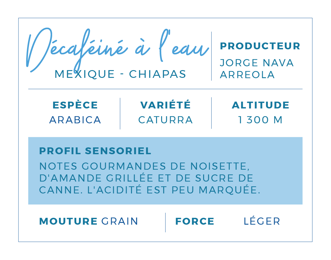 Café DÉCAFÉINÉ CO2 en grains bio équitable 1 kg